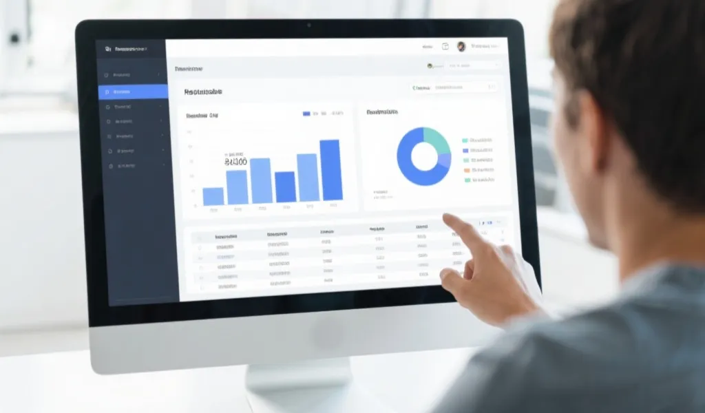 计划数据可视化界面